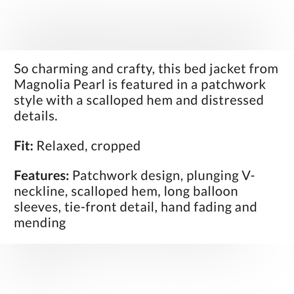 Magnolia Pearl Kalamkari Andhra  Jacket - Picture 12 of 13